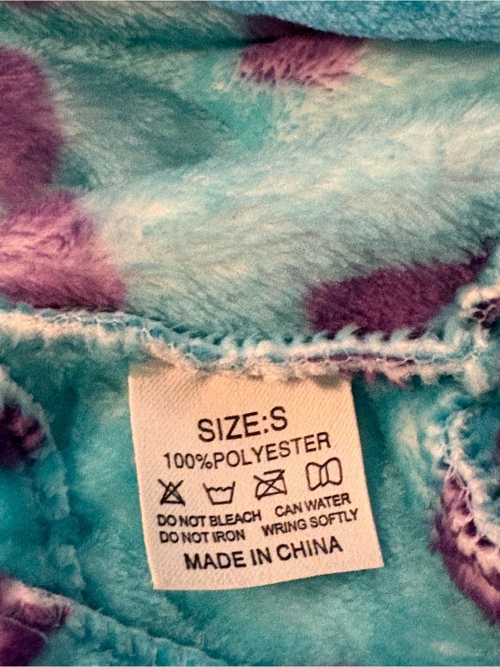 Disney Blue & Purple Plush Dinosaur Monster Hoodie Costume - Picture 6 of 6